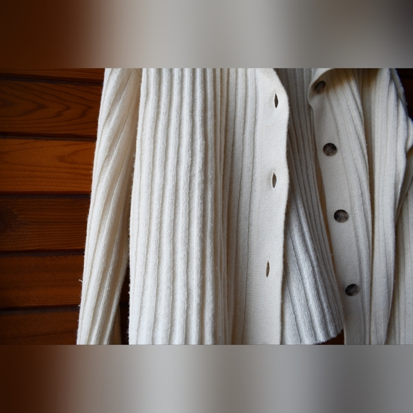 Madewell Niles Wide Rib Wool Collar Cardigan - Picture 5 of 12